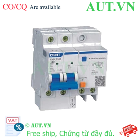 Ảnh của Cầu dao chống rò RCBO CHINT NXBLE-63 2P C40 30mA 6kA 
