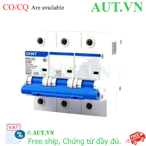 Ảnh của Aptomat 3 Pha MCB Chint NXB-125 3P C125 | 125A, 10kA, Đặc Tuyến C