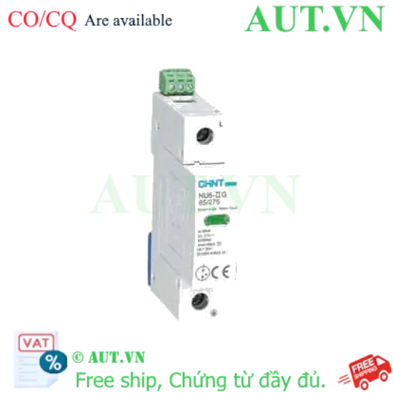 Ảnh của Chống sét lan truyền CHINT NU6-II G 65kA/275V 1P 