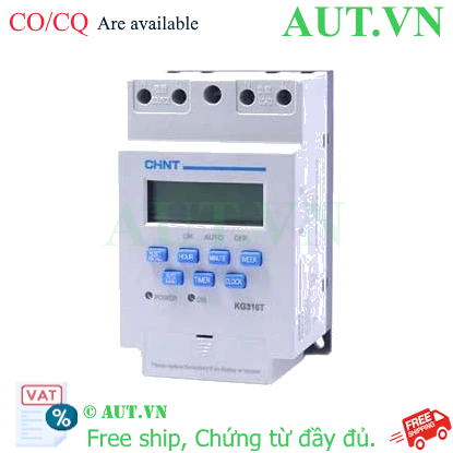 Ảnh của Công tắc hẹn giờ KG316T 3A 16-ON 16-OFF AC220V CHINT