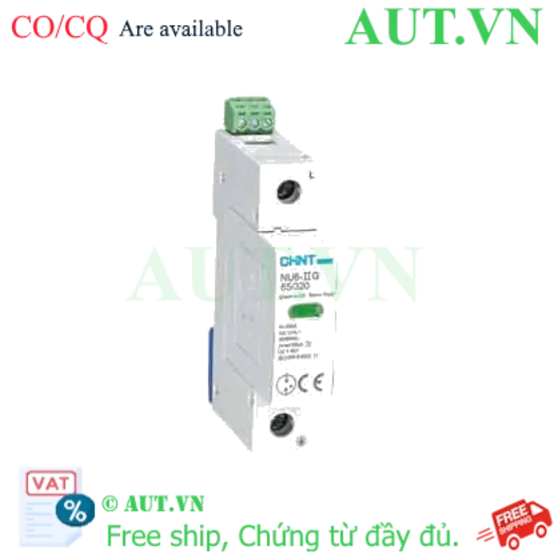 Ảnh của Chống sét lan truyền CHINT NU6-II G 65kA/320V 1P 