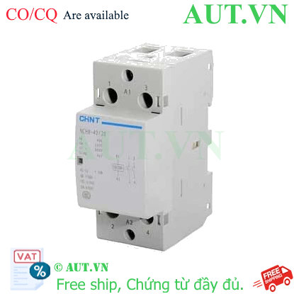 Ảnh của Công tắc tơ CHINT NCH8-40/20 220/230V, 40A, chính hãng