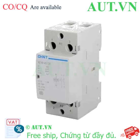 Ảnh của Công tắc tơ CHINT NCH8-40/20 220/230V, 40A, chính hãng