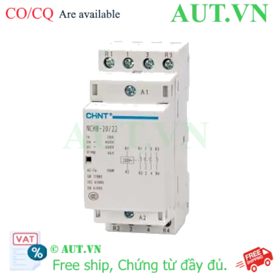 Ảnh của Công tắc tơ Chint NCH8-20/22 220/230V - 20A - giao nhanh