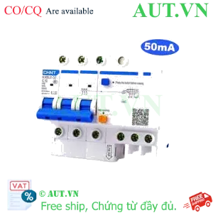 Ảnh của Át chống dòng rò CHINT NXBLE-32 3P C10 50mA 6kA 