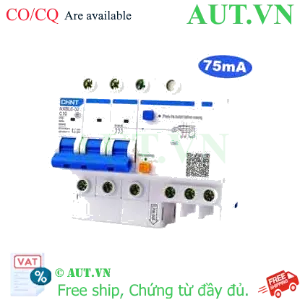 Ảnh của Át chống dòng rò CHINT NXBLE-32 3P C10 75mA 6kA 