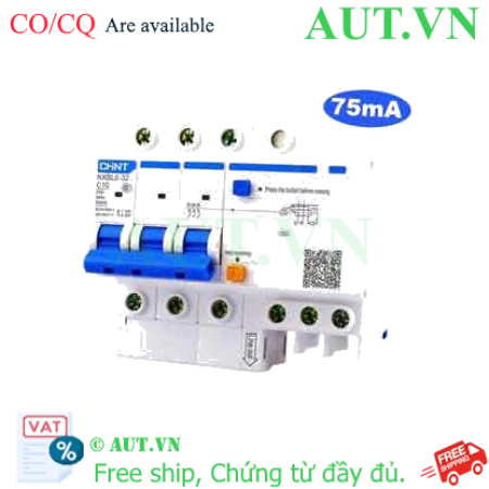Ảnh của Át chống dòng rò CHINT NXBLE-32 3P C10 75mA 6kA 