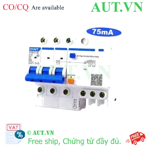 Ảnh của Át chống dòng rò CHINT NXBLE-32 3P C16 75mA 6kA 
