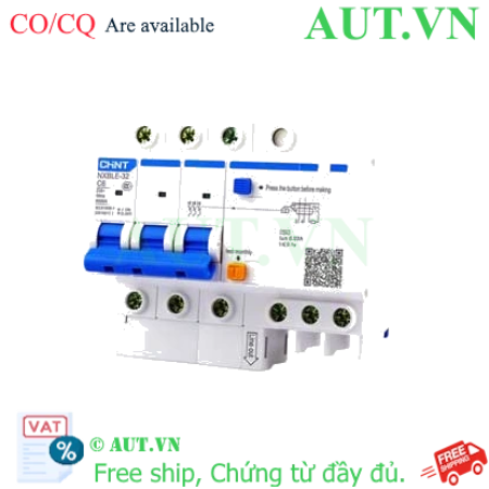 Ảnh của Át chống dòng rò CHINT NXBLE-32 3P C6 30mA 6kA 