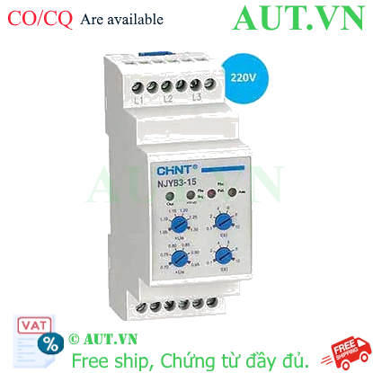 Ảnh của Rơ le bảo vệ CHINT NJYB3-15 AC220V 