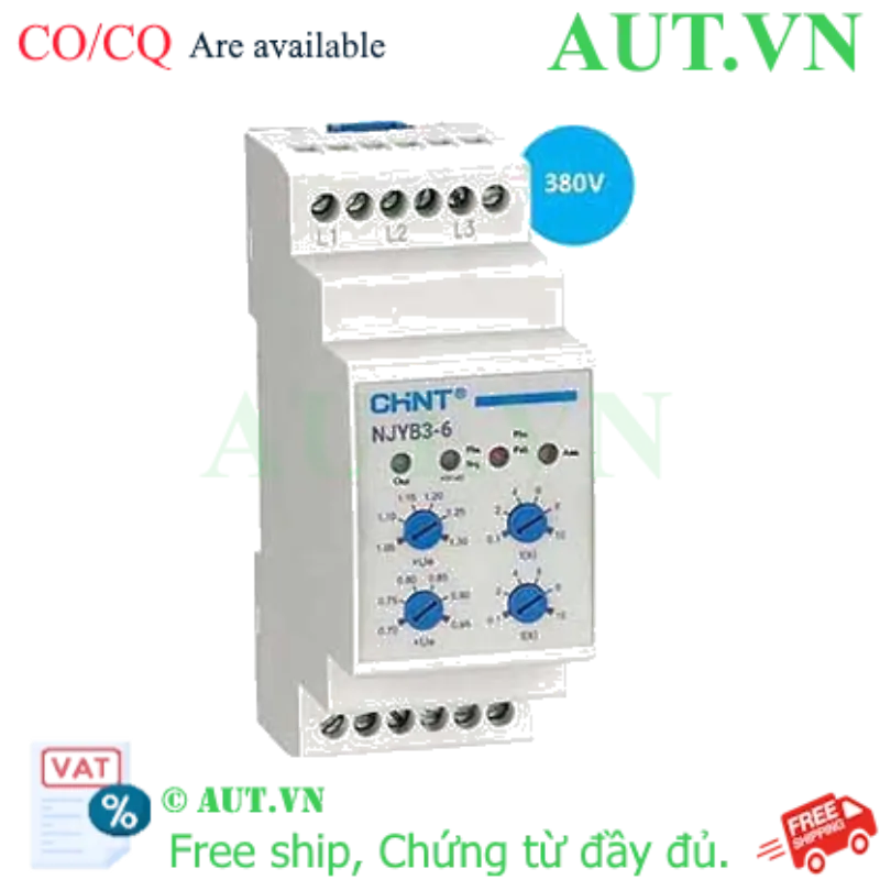 Ảnh của Rơ le bảo vệ CHINT NJYB3-6 AC380V 