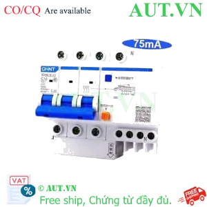 Ảnh của Át chống dòng rò CHINT NXBLE-32 3P+N C10 75mA 6kA 