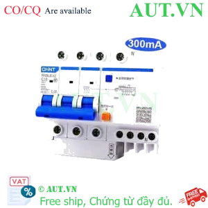 Ảnh của Át chống dòng rò CHINT NXBLE-32 3P+N C16 300mA 6kA 
