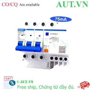Ảnh của Át chống dòng rò CHINT NXBLE-32 3P+N C25 75mA 6kA 
