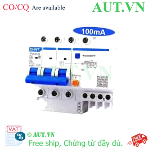 Ảnh của Át chống dòng rò CHINT NXBLE-32 3P+N C6 100mA 6kA 