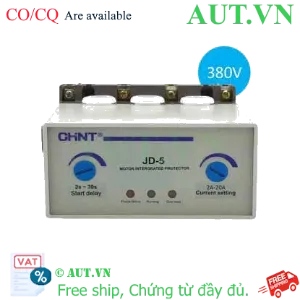 Ảnh của Relay Bảo Vệ Motor CHINT JD-5 (2A-20A) AC380V | Chống Mất Pha & Quá Dòng