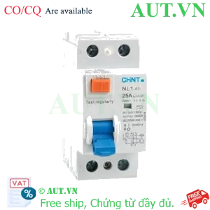 Ảnh của Aptomat chống giật CHINT NL1-63 2P 25A 300mA AC 6kA 