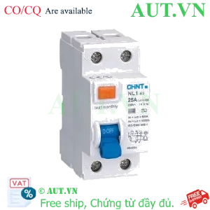 Ảnh của Aptomat chống giật CHINT NL1-63 2P 25A 30mA AC 6kA 