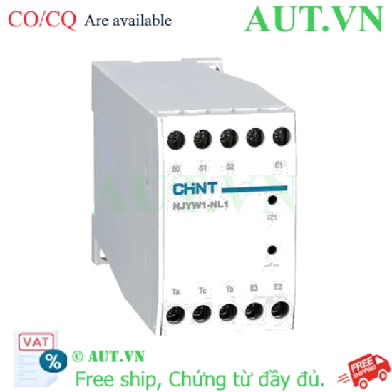 Ảnh của Rơ le mực nước CHINT NJYW1-NL1 AC110V/220V - Điều khiển 2 mức, Tiếp điểm SPDT, Lắp DIN Rail