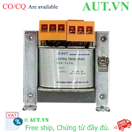 Ảnh của Máy biến áp hạ thế CHINT NDK-50VA IEC (415/380/220-220/110/48/24/12) 