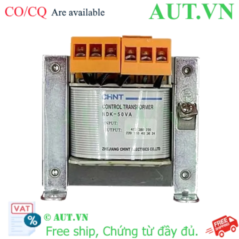 Ảnh của Máy biến áp hạ thế CHINT NDK-50VA IEC (415/380/220-220/110/48/24/12) 