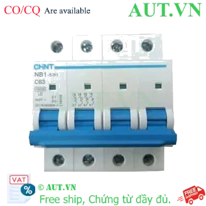 Ảnh của Áp tô mát CHINT NB1-63H 4P C63 10kA DB 
