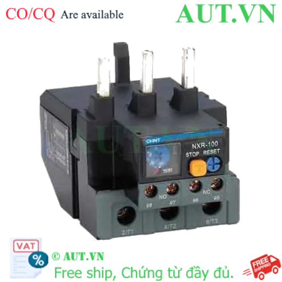 Ảnh của Rơ le nhiệt 3 pha CHINT NXR-100 80-100A giá tốt nhất