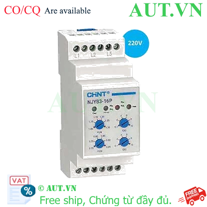 Ảnh của Rơ le bảo vệ CHINT NJYB3-16P AC220V 