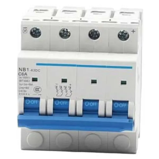 Ảnh của CB tép CHINT NB1-63DC 4P C6A DC1000V 6kA 
