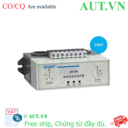 Ảnh của Rơ le bảo vệ motor CHINT JD-5E 5A-25A AC220V 