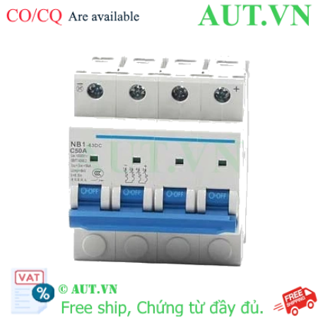 Ảnh của CB tép CHINT NB1-63DC 4P C50A DC1000V 6kA 
