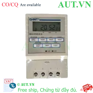 Ảnh của Relay Hẹn Giờ Kỹ Thuật Số CHINT NKG1 AC220V - 32 Bước Lập Trình, Màn Hình LCD, Chuẩn DIN Rail | AUT VN