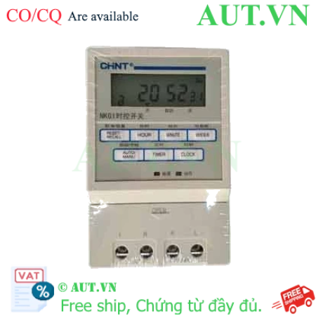 Ảnh của Relay Hẹn Giờ Kỹ Thuật Số CHINT NKG1 AC220V – Lập Trình Hàng Ngày, 32 Bước Chính Xác