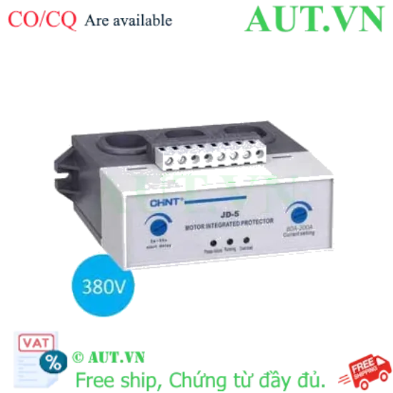 Ảnh của Rơ le bảo vệ motor CHINT JD-5 80A-200A AC380V 