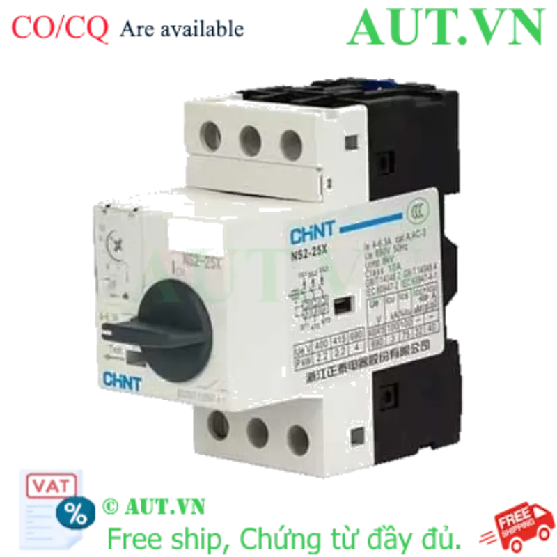 Ảnh của Bộ khởi động động cơ CHINT NS2-25X 4-6.3A 