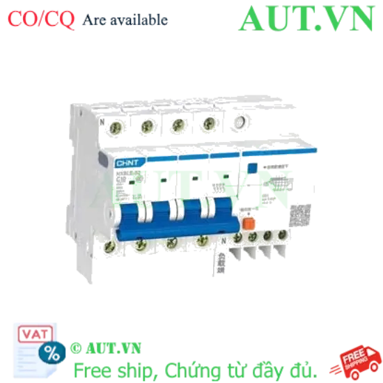 Ảnh của Át chống dòng rò CHINT NXBLE-32 4P C10 30mA 6kA 