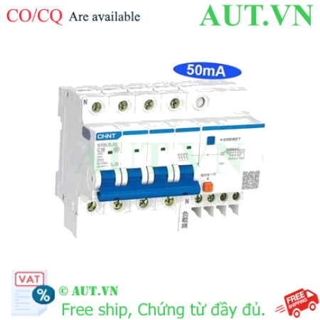 Ảnh của Át chống dòng rò CHINT NXBLE-32 4P C16 50mA 6kA 