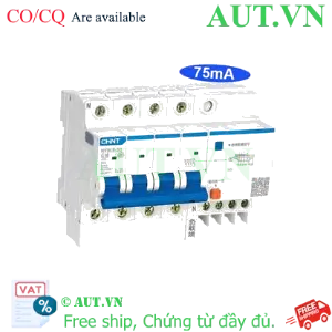Ảnh của Át chống dòng rò CHINT NXBLE-32 4P C16 75mA 6kA 