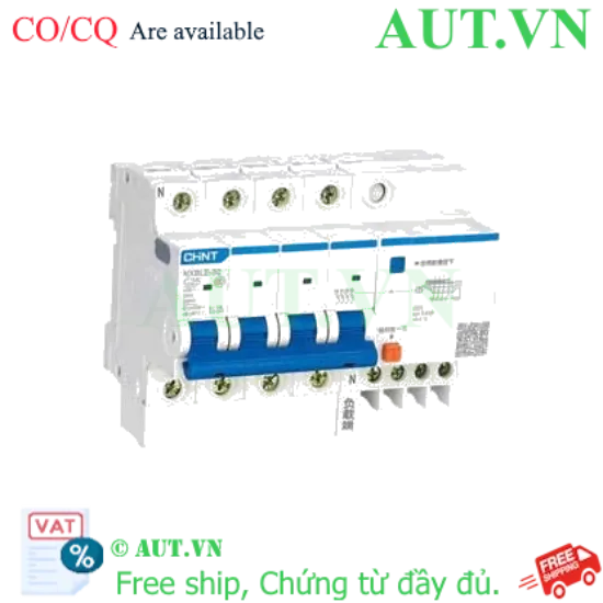 Ảnh của Át chống dòng rò CHINT NXBLE-32 4P C25 30mA 6kA 