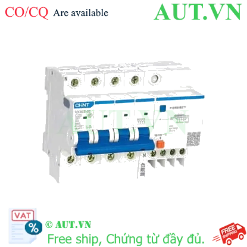 Ảnh của Át chống dòng rò CHINT NXBLE-32 4P C25 30mA 6kA 