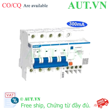 Ảnh của Át chống dòng rò CHINT NXBLE-32 4P C25 300mA 6kA 