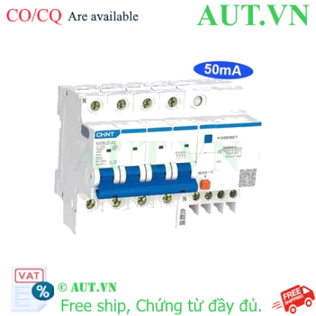 Ảnh của Át chống dòng rò CHINT NXBLE-32 4P C25 50mA 6kA 