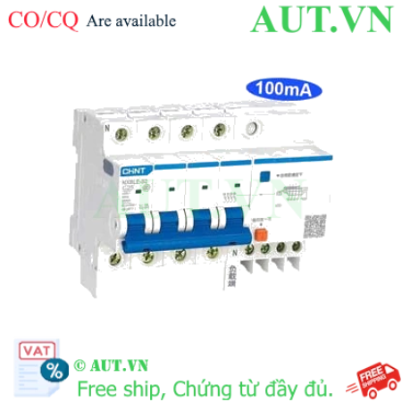 Ảnh của Át chống dòng rò CHINT NXBLE-32 4P C25 100mA 6kA 