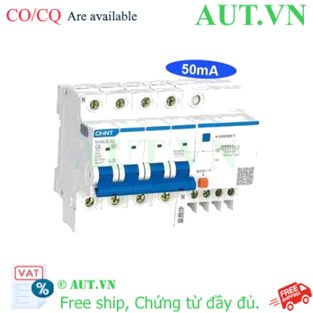 Ảnh của Át chống dòng rò CHINT NXBLE-32 4P C6 50mA 6kA 