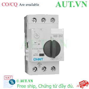 Ảnh của CB Bảo Vệ Động Cơ CHINT NS2-25X (0.1-0.16A) | Chống Mất Pha, Icu 100kA, Siêu Nhạy