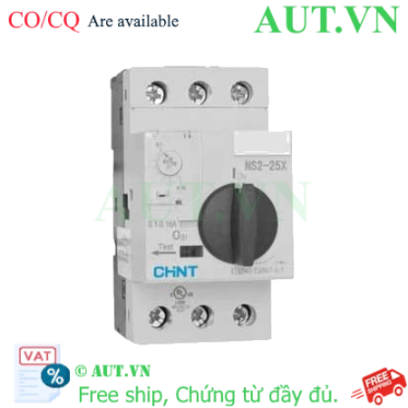 Ảnh của Bộ Khởi Động Động Cơ CHINT NS2-25X (0.1-0.16A) - Bảo Vệ Quá Tải, Chính Hãng, Độ Bền Cao