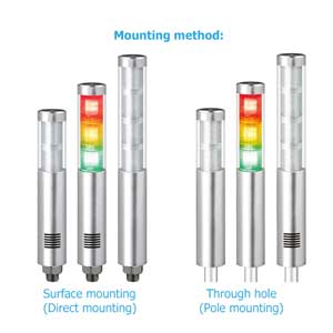 Ảnh của Đèn tháp Qlight STA45SLMP-2-24-RG-QL18