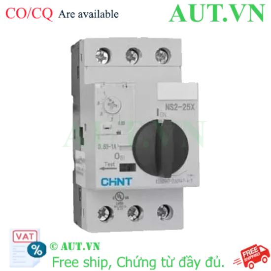 Ảnh của Bộ khởi động động cơ CHINT NS2-25X 0.63-1A 