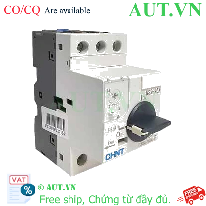 Ảnh của Bộ khởi động động cơ CHINT NS2-25X 1.6-2.5A 