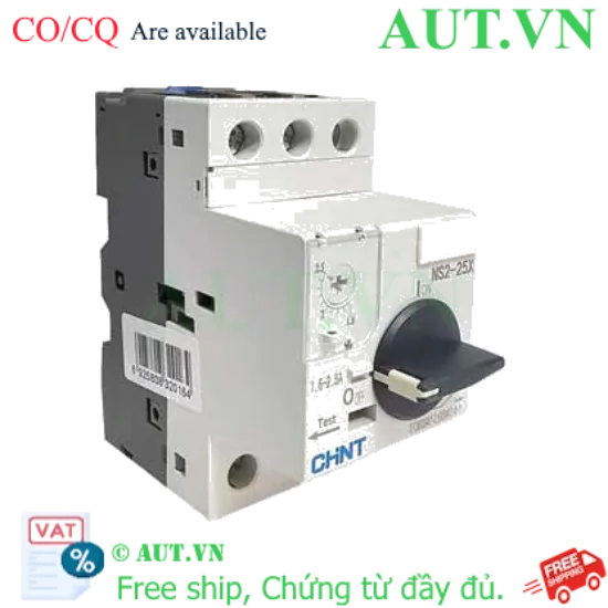 Ảnh của Bộ khởi động động cơ CHINT NS2-25X 1.6-2.5A 